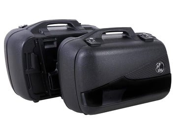 Sivulaukut [Hepco & Becker] - kotelosarja Junior Flash musta Enduro 30L/40R – universaali