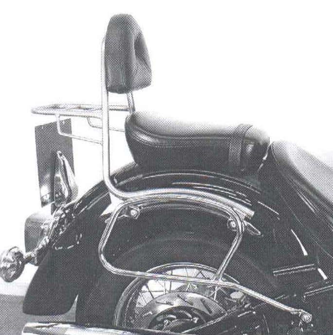 Yamaha XVS 1100 A Drag Star [2001-2007] - Sissybar matkatavaroilla