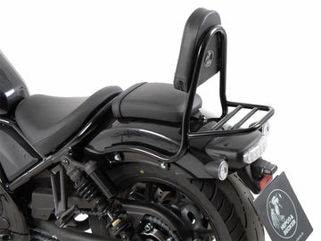 Honda CMX 1100 Rebel [2025] - Sissybar matkatavaroilla Black Gloss Pipe -versio
