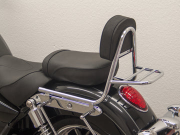 Triumph Thunderbird Commander 1700 [2014] - Putkesta valmistettu sissy baari tyynyillä ja matkalaukkuilla