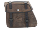 Motorradtasche [Hepco & Becker] - Leder Rugged braun links – Cutout