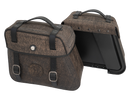 Motorradtasche [Hepco & Becker] - Ledertaschensatz Rugged Cutout 19 L inkl. Schnellverschluss – Cutout