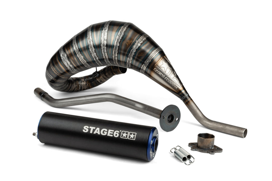 Aprilia RX Enduro 50 2T D50B0 [2007–] - Exhaust 80 - 90 blue / black