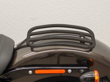 Harley Davidson Softail Street Bob (Milwaukee-kahdeksan 107/114) [2018] -Passenger -teline Ø 16, Curved, Black