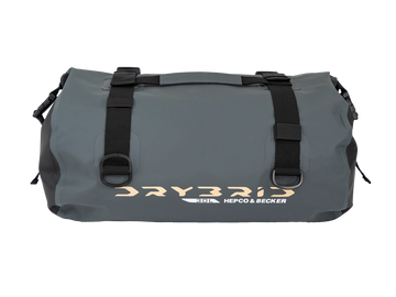 Moottoripyörälaukku [Hepco & Becker] - Drybrid Bag 30L moottoripyörän matkatavararulla vedenpitävä - hihnakiinnitys