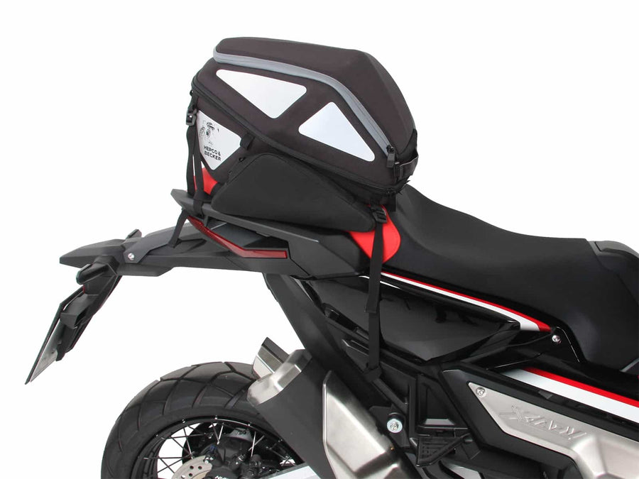 Hecktasche [Hepco & Becker] - Royster Rearbag Hecktasche mit Gurtbefestigung - schwarz/grau – Sportrack