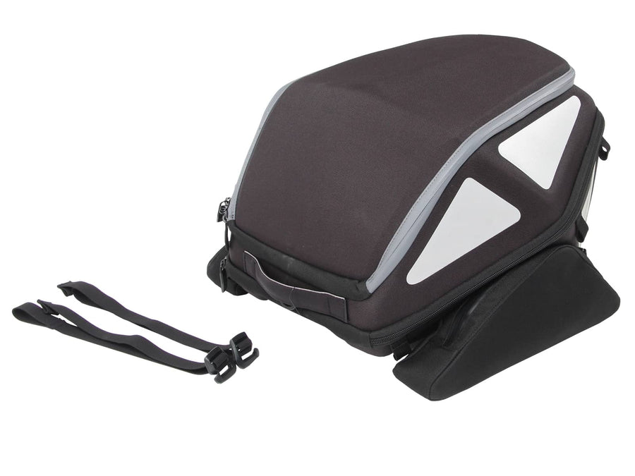 Hecktasche [Hepco & Becker] - Royster Rearbag Hecktasche mit Gurtbefestigung - schwarz/grau – Sportrack