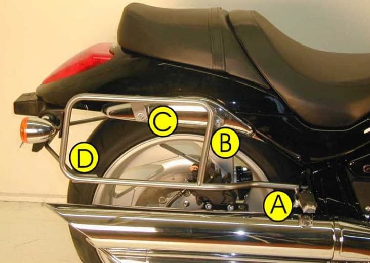 Suzuki M 1800 [2006-2012] - matkalaukun kantaja
