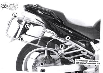 Yamaha FZ 6 [2004-2006] - matkalaukun kantaja - 0