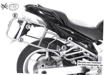 Yamaha FZ 6 [2004-2006] - matkalaukun kantaja