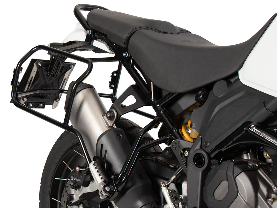 Ducati DesertX [2022-2026] - Laukkutelinesarja Cutout musta sis. Xplorer Cutout musta laukkusarja