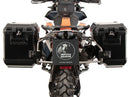 KTM 890 Adventure [2023-2026] - Pannier rack set Cutout stainless steel incl. Xplorer Cutout black pannier set 40/37
