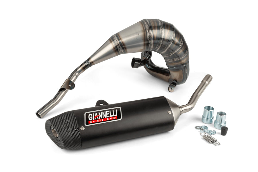 Beta RR-T SM 50 2T - Exhaust with black ESD Enduro