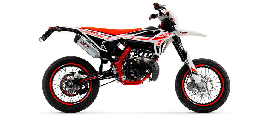 Beta RR SM 50 2T - Pakoputki mustalla ESD Endurolla