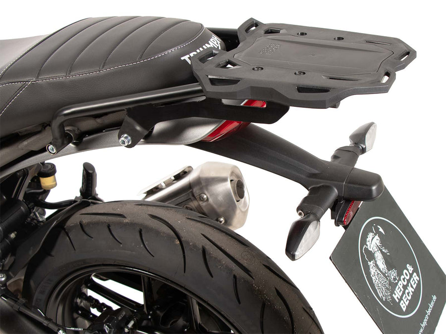 Hepco & Becker Smartrack rear rack for Triumph Scrambler 400 XC (2025) - included in the complete set