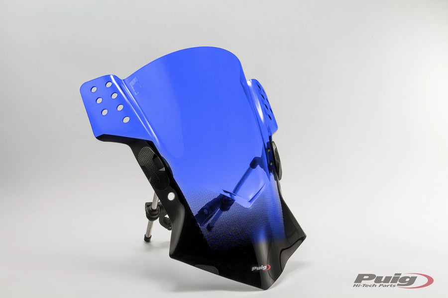 YAMAHA MT-07 PURE [2024] - PUIG Rafale Windschild | Blau | PUIG 6894A