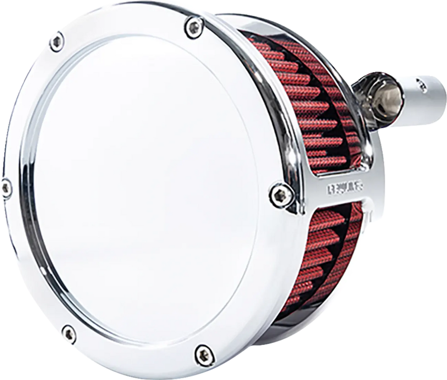 Harley-Davidson FXLR 1340 Low Rider Custom [1993-1994] - BA air filter kit - Surface: Chrome, Red - Image 1