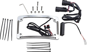 harley davidson flhr [CUSTOM DYNAMICS] – LED-säteen rekisterikilven runko