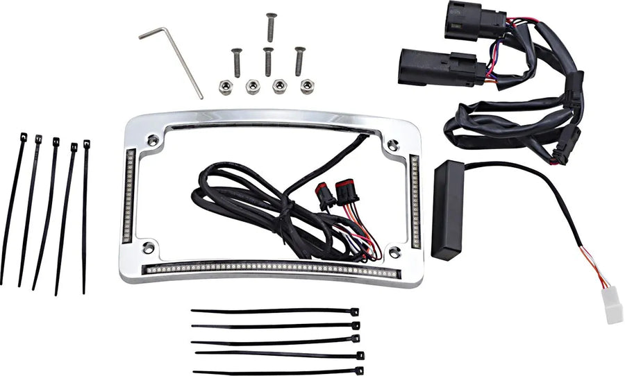 harley davidson fltruse [CUSTOM DYNAMICS] – LED-säteen rekisterikilven runko