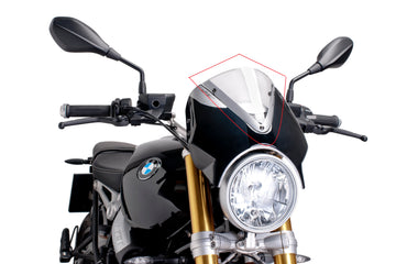 BMW R NINET URBAN S [2024] – RetroVision Windshield Visor – Transparent - 0