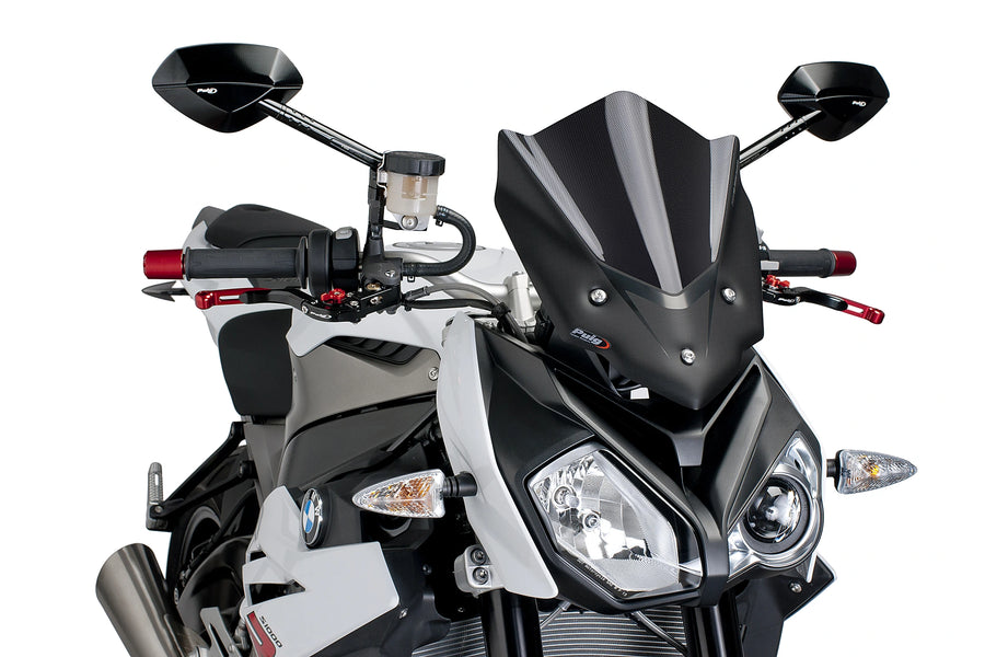 TRIUMPH BONNEVILLE T 120 BLACK [2025] - Uuden sukupolven urheilullinen tuulilasi | Carbon look | PUIG 7040C