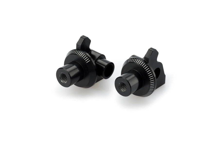 APRILIA CAPONORD 1200 [2016] – Adapter Fußrasten- Gummipad "Rider" – Schwarz