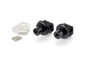 BMW R 1200 GS [2003] – Adapter Beifahrer Fußrasten- Gummipad – Schwarz