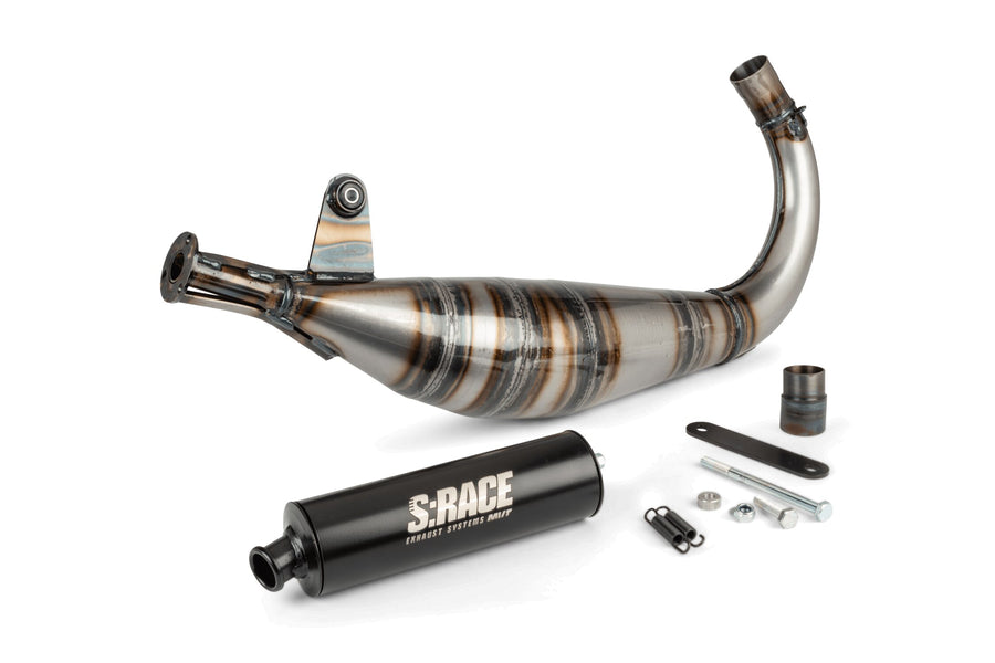 Beta RR SM 50 2T - Pakokaasu S Race 85-100 Low-Mount Black