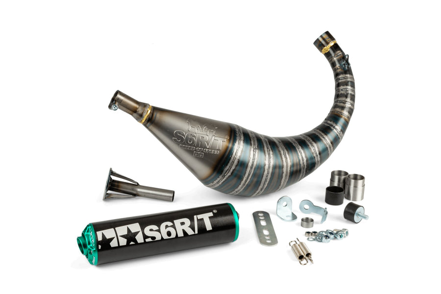 Beta RR Enduro 50 2T - pakokaasu R/T 70 - 80 musta / turkoosi