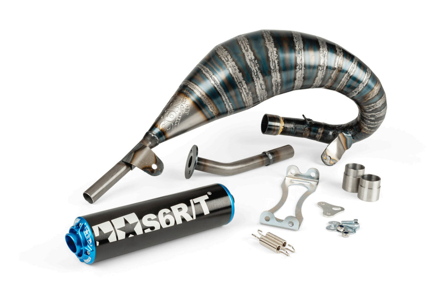 Beta RR-T SM 50 2T - pakokaasu R/T 70 - 80 musta / sininen