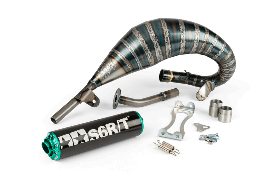 Beta RR-T SM 50 2T - pakokaasu R/T 70-80 musta / turkoosi