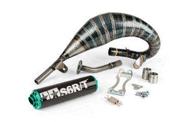 Beta RR SM 50 2T - pakokaasu R/T 70-80 musta / turkoosi