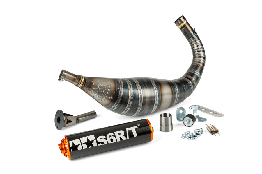 Beta RR-T SM 50 2T - pakokaasu R/T 80-90 musta / oranssi