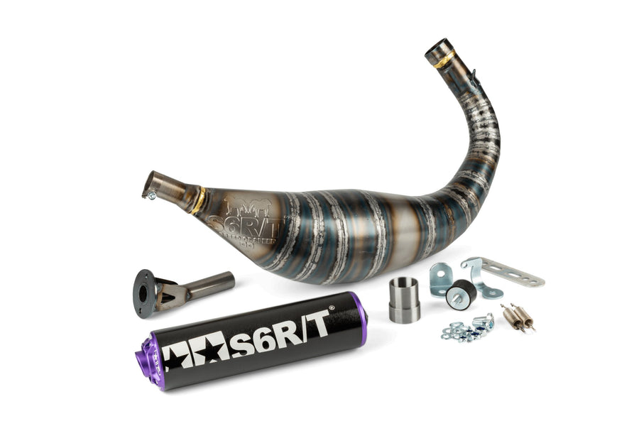Beta RR SM 50 2T - Exhaust R/T 80-90 Black / Purple