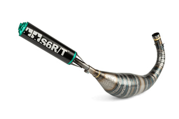 Beta RR SM 50 2T - pakokaasu R/T 80-90 musta / turkoosi