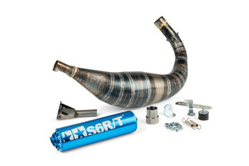 Beta RR Track 50 2T - Exhaust R/T 90-100 Blue