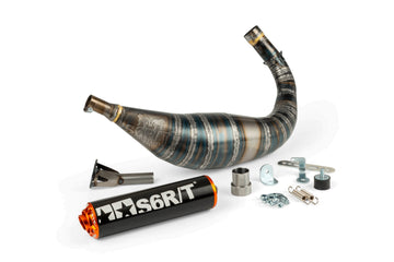 Beta RR SM 50 2T - pakokaasu R/T 90-100 musta/oranssi