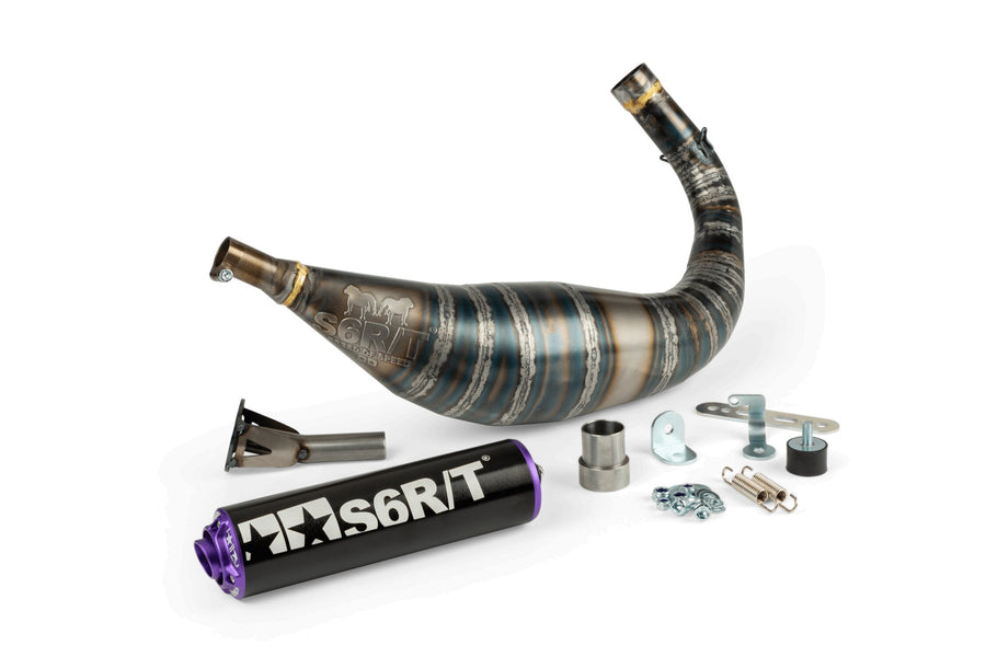 Beta RR SM 50 2T - Exhaust R/T 90-100 Black/Purple