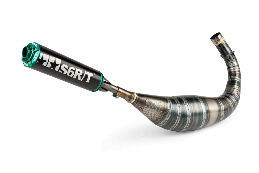 Beta RR Track 50 2T - Exhaust R/T 90-100 Black/Turquoise