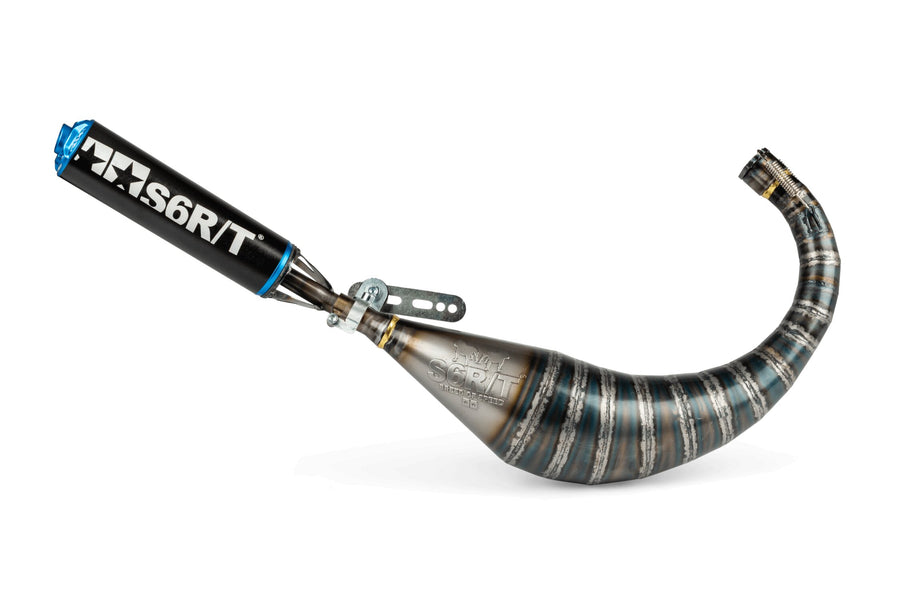 Derbi Senda DRD X-Treme SM '10 - '17 50 2T D50B0 - Exhaust R/T 70-80 Black/Blue