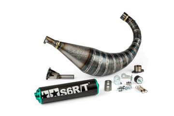 Aprilia SX 50 2T - Exhaust R/T 70-80 Black Turquoise