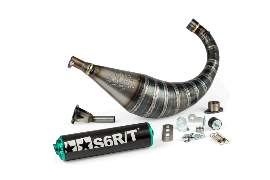 Aprilia SX 50 2T - Exhaust R/T 70-80 Black Turquoise