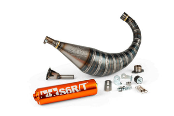 Derbi Senda R X-Race Trail '05 - '10 50 2T D50B0 - Pakokaasu R/T 70-80 Oranssi