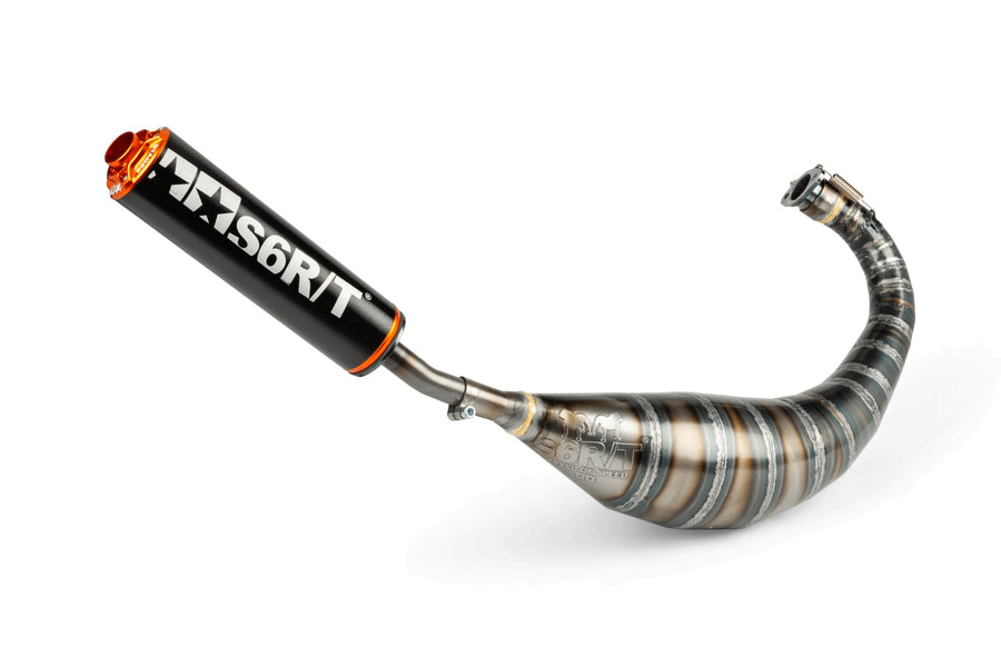 Derbi Senda R X-Treme Enduro '05 - '10 50 2T D50B0 - Pakokaasu 80-90 musta / oranssi
