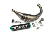 Aprilia SX SM 50 2T D50B0 [2007–] - Exhaust R/T Black Turquoise