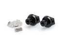 SUZUKI DL 800 V-STROM [2025] – Adapter Beifahrer Fußrasten- Gummipad – Schwarz-2
