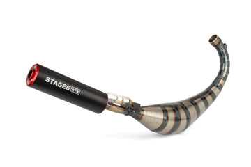 Fantic XM 50 2T - Auspuff Streetrace 80-90 Rot
