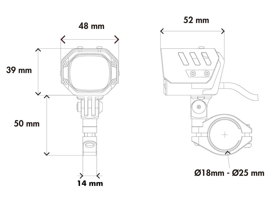TRIUMPH Scrambler 400 XC [2025-] - LED-LISÄVALOT NOVA