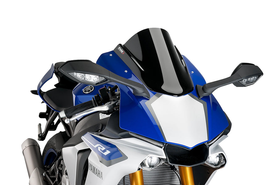 YAMAHA YZF-R1M [2016] - Z-Racing-Scheibe | Schwarz | PUIG 7648N