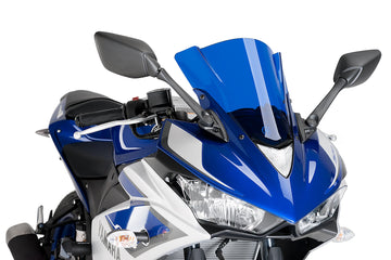 YAMAHA YZF-R3 2015-2018 - PUIG Z-Racing screen | Blue | PUIG 7649A